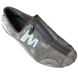 Merrell Arabesque Suede Slip On Zip Walking Shoe Brown Suede Women 6 UK 3.5 EU36